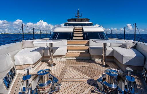Charter yacht LAILA exteriors with seating 