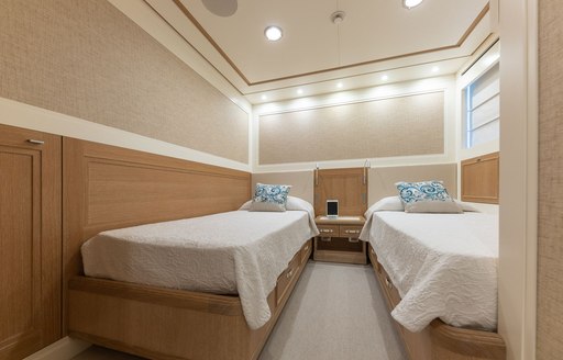 Lightly furnished twin on Motor yacht 'My Way'