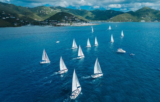 BVI - Tortola - Nanny Cay yachts on water