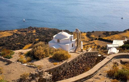 Overview of Plaka Castle and surrounding view