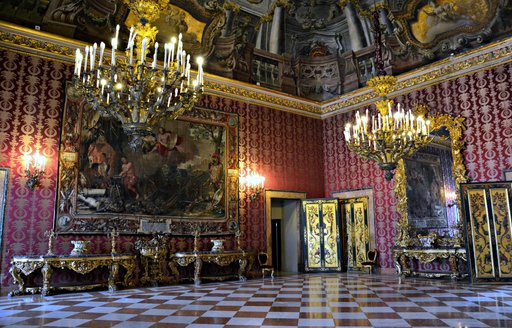 Naples - Royal Palace of Naples antechamber room