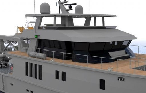 A graphic of M/Y The Beast