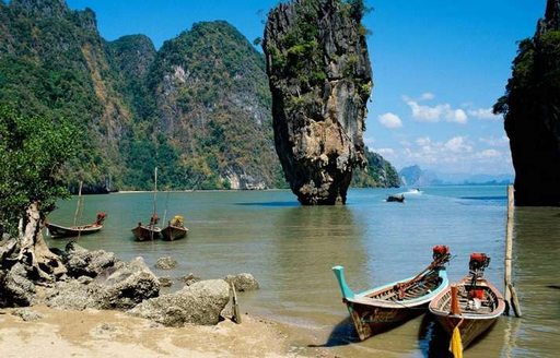 An open view of Ao Phang-Nga National Park, Thailand
