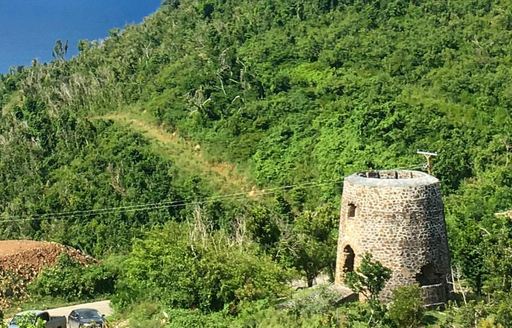 Mount Healthy National Park Tortola aerial view
