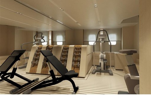 Dedicated gym onboard MY ELA