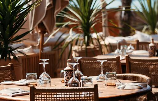 St Tropez - La Casita outdoor dining area