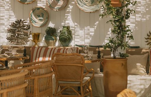 St Tropez - Bar du Soleil dining area