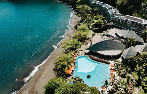 Tahiti - Tahiti Pearl Beach Resort aerial view