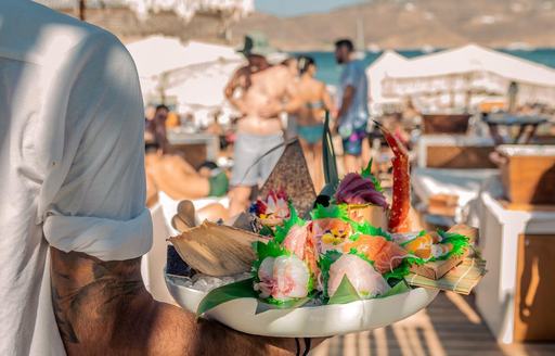 Mykonos - Principote Panormos food beach