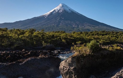 Patagonia - Petrohué Waterfalls Osorno volcano