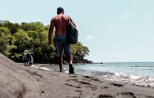 Grenada - Black Bay Beach people