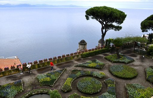 Ravello - Villa Rufolo garden sea view