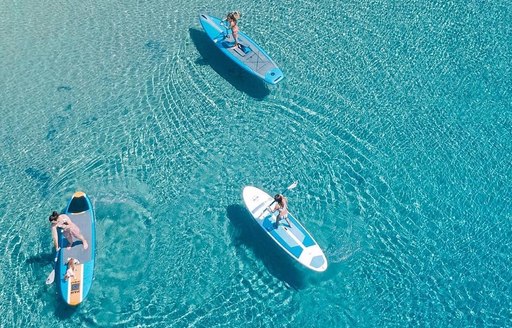 Greece Sporades Skiathos - Koukounaries Beach paddleboarding