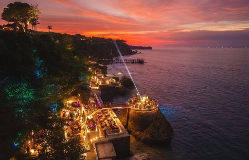 Rock Bar Bali aerial view