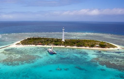 New Caledonia - Amédée Lighthouse aerial view