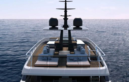 Sundeck onboard charter yacht SABBATICAL