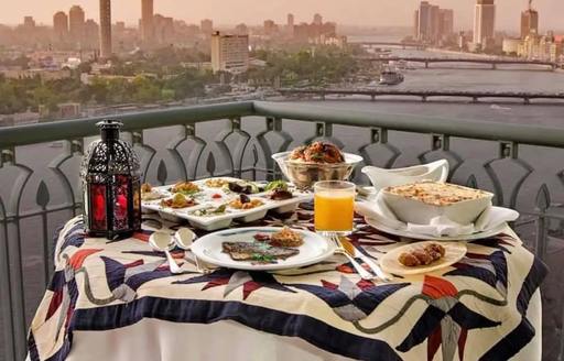 Zitouni restaurant Egypt food, Nile River