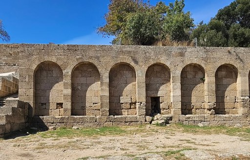 Acropolis of Rhodes wall