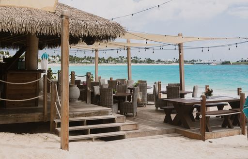 Anguilla - Belmond Cap Juluca beach dining area