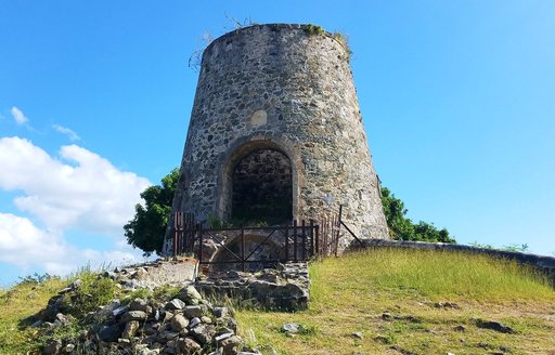Overview of Annaberg Sugar Mill ruins