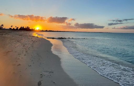 Abacos Islands Bahamas - Treasure Cay beach sunset