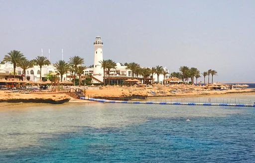 Ras Muhammad National Park Egypt coastline, lighthouse