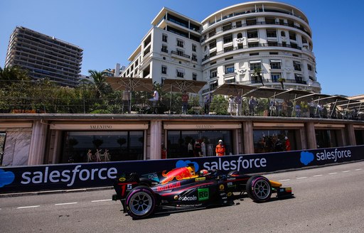 A Formula One car in action on the Circuit de Monaco track