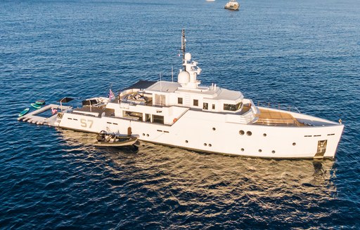 Charter yacht S7 at sea