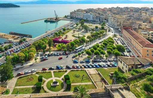 Corfu Old Town in Greece