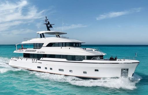 Charter yacht AD ASTRA at sea