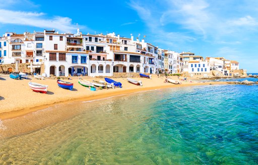 Seafront in Calella spain