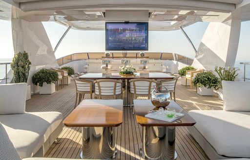 Sundeck onboard MY Soy Amor