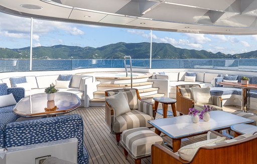 Superyacht charter ROCK.IT exterior deck space
