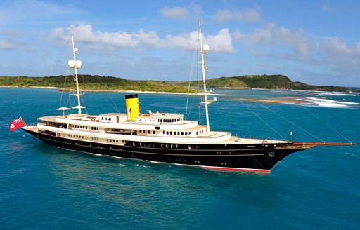 Charter yacht NERO at sea