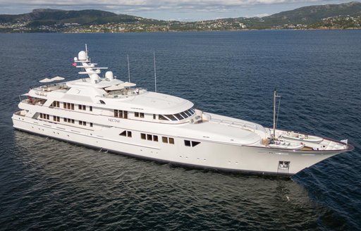 Charter yacht NECTAR at sea