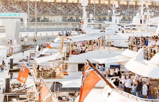 Superyacht VIP hospitality in Abu Dhabi