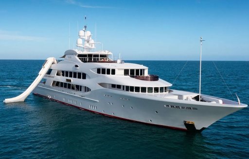 Charter yacht IRON BLONDE at sea