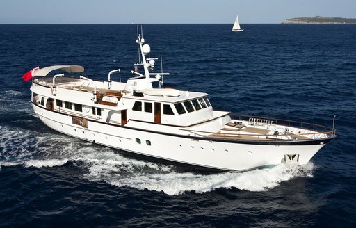 classic yacht Heavenly Daze on a charter vacation in the Mediterranean