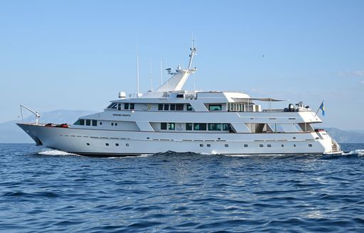 Charter yacht KOKOMO NIGHTS at sea
