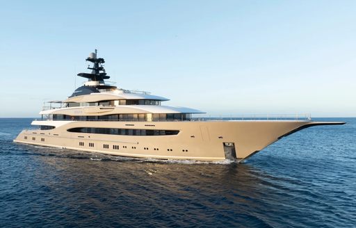 Superyacht charter WHISPER at sea