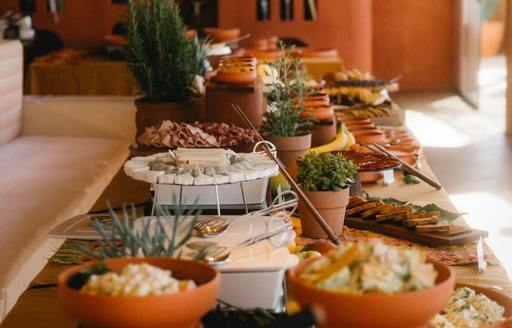 Copal Beach Cannes food buffet