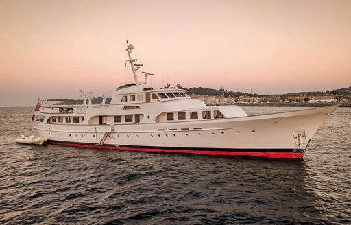 Charter yacht SECRET LIFE at anchor