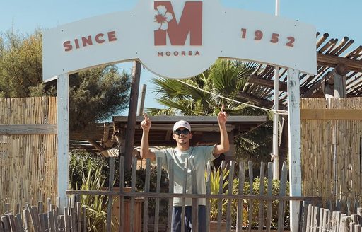 Moorea St Tropez entrance