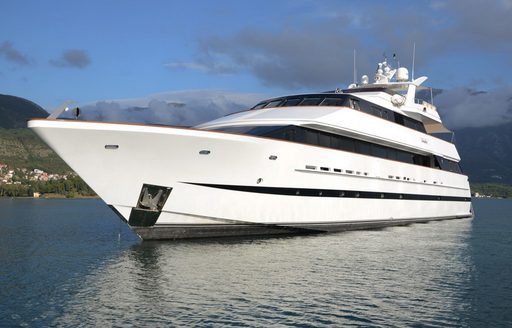 Charter yacht LADYSHIP at anchor