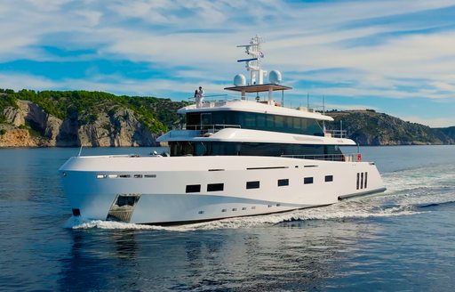 Charter yacht RENATA at sea