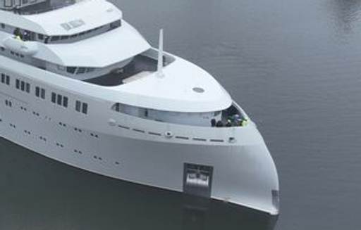 Superyacht O3 bow