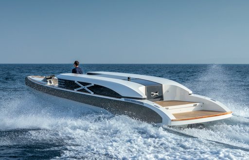 Limo tender on board charter yacht PROJECT X