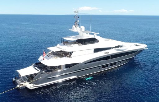 Charter yacht TOTEM at sea