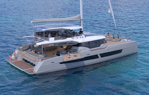 Charter yacht AD ASTRA at sea
