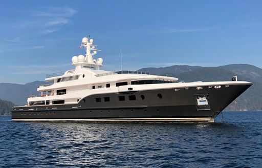 Charter yacht KOGO at anchor